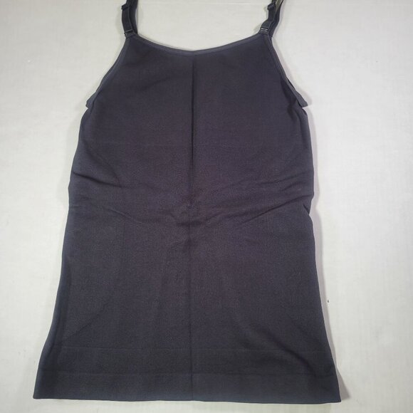 Empetua Black Scoop Neck Cami Shapewear Top # 62001 Size L - Picture 2 of 4